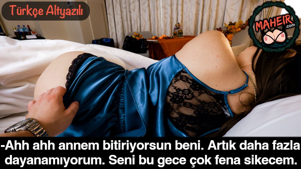 Annesi Göz Bandı Takıp Uyumuş Dayanamayıp Poposunu Elledi